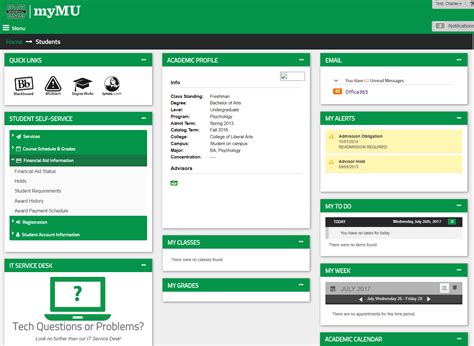 mymu marshall edu site.